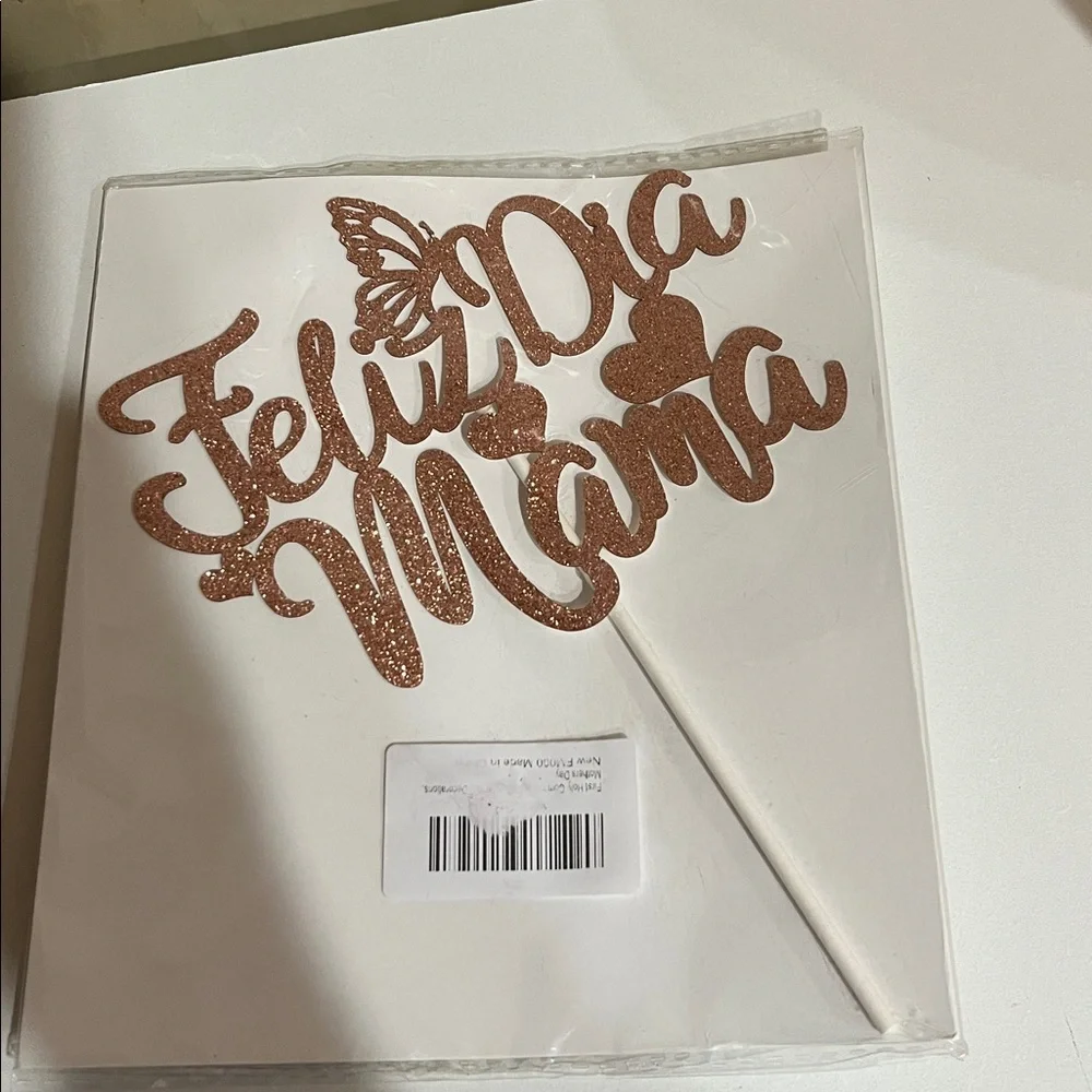 Feliz Día Mamá Cake Topper New